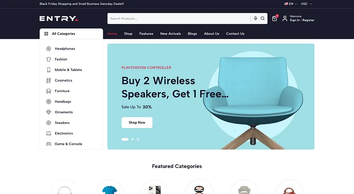 Complete Next.js eCommerce Platform | React 19 Storefront, Vite Admin & Node.js Backend product image (2)