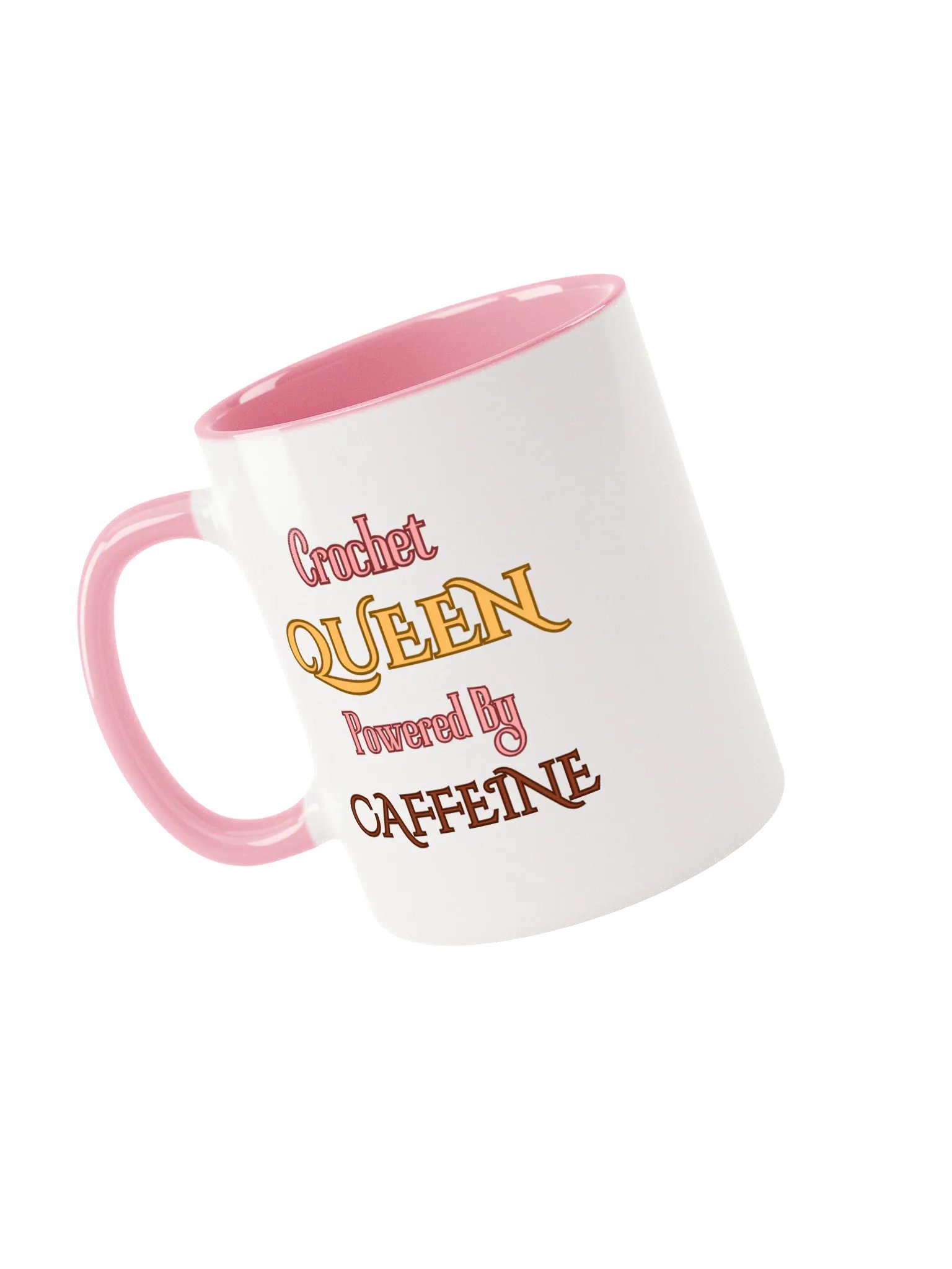 "Crochet Queen Powered By Caffeine" Coffee Mug product image (53)