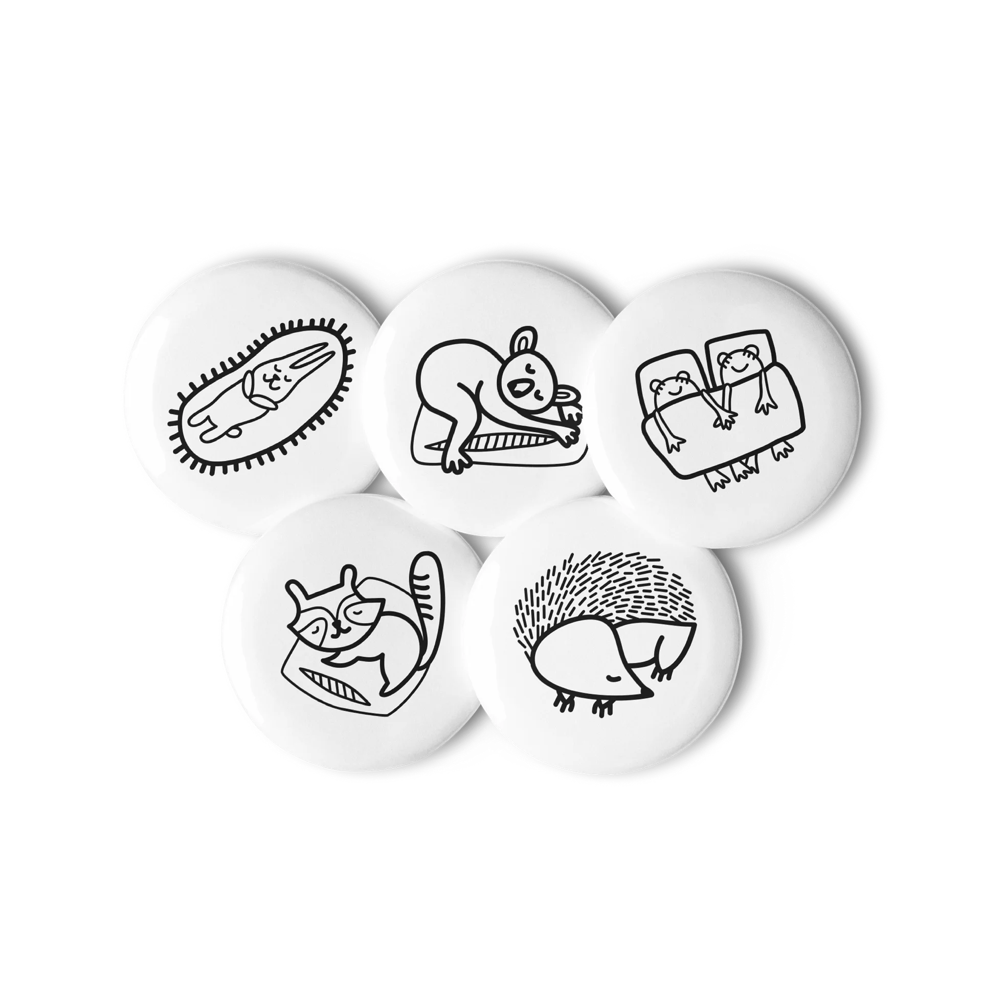 Bed By 10 Club Sleepy Animal Pins product image (2)