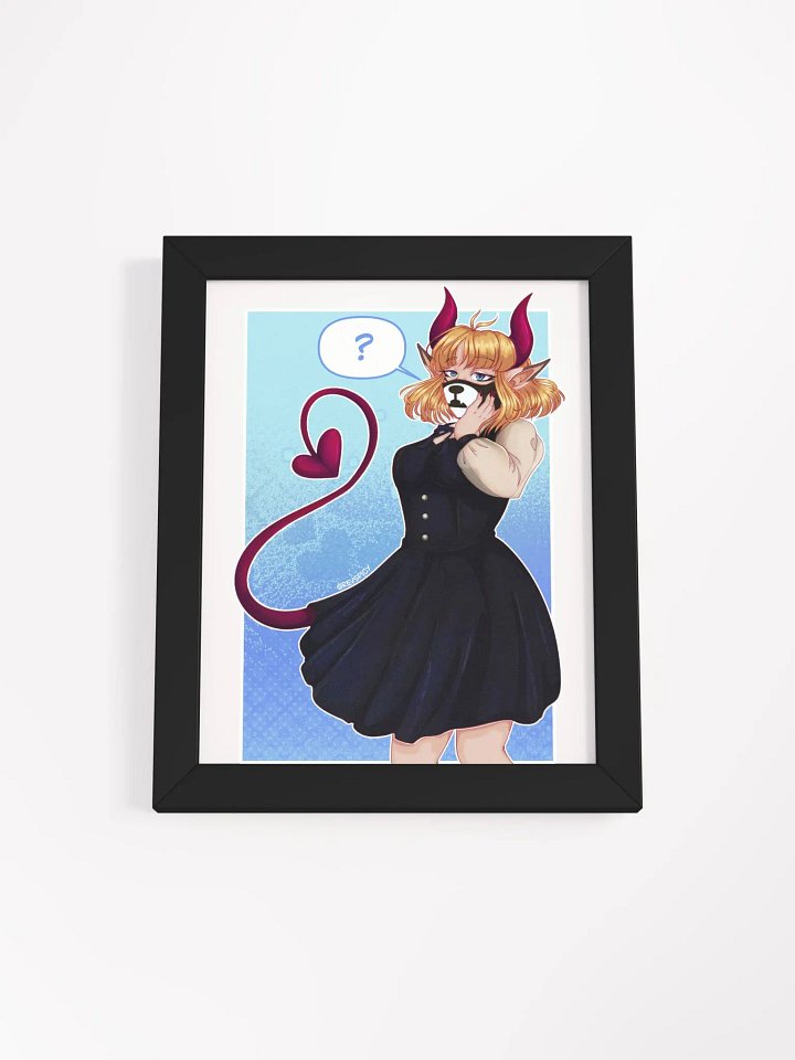Question Mark Framed Print product image (13)