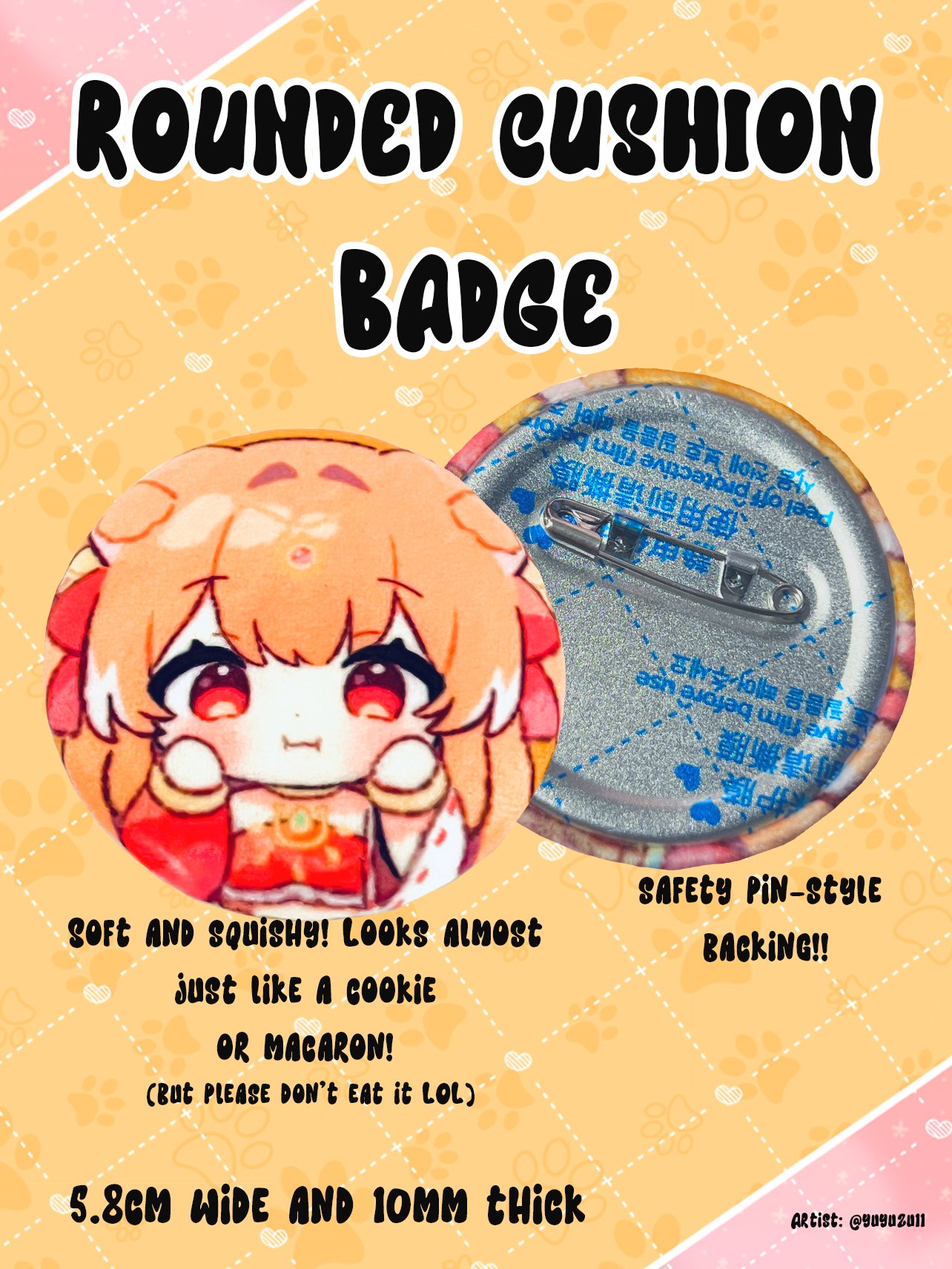 Rounded Cushion Badge product image (1)