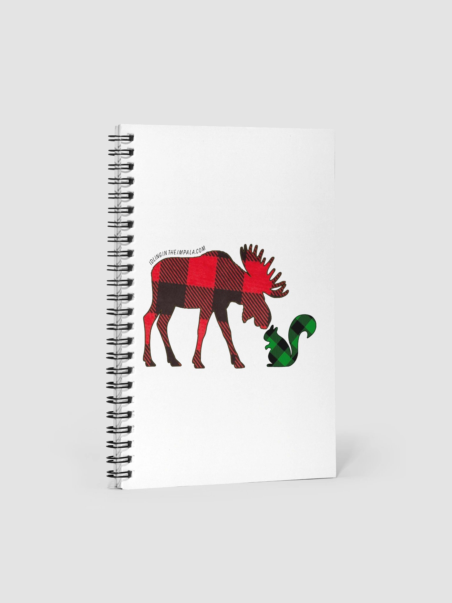 Moose and Squirrel Dotted Notebook product image (1)