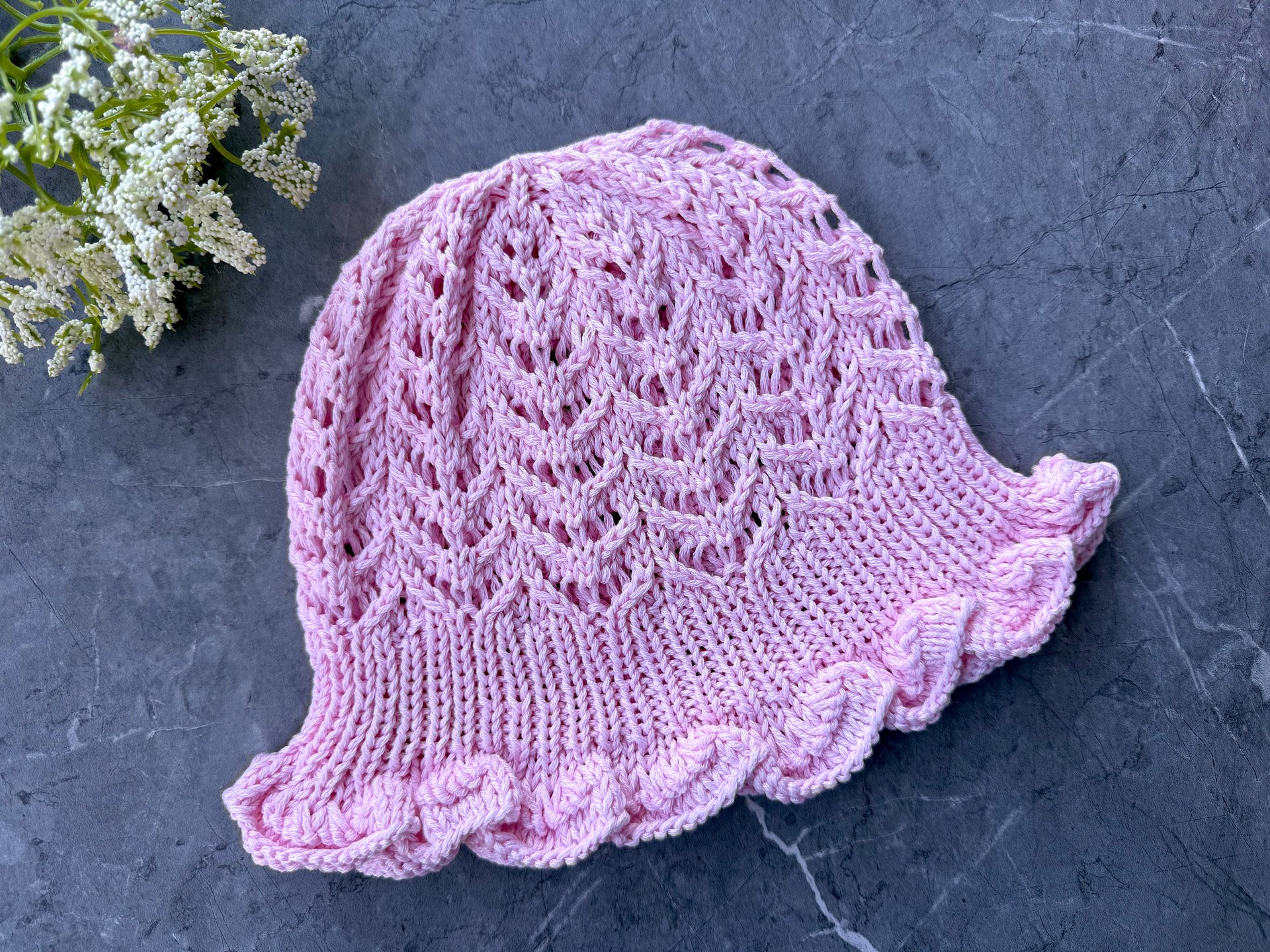 Knit Summer Panama Hat Pattern product image (11)