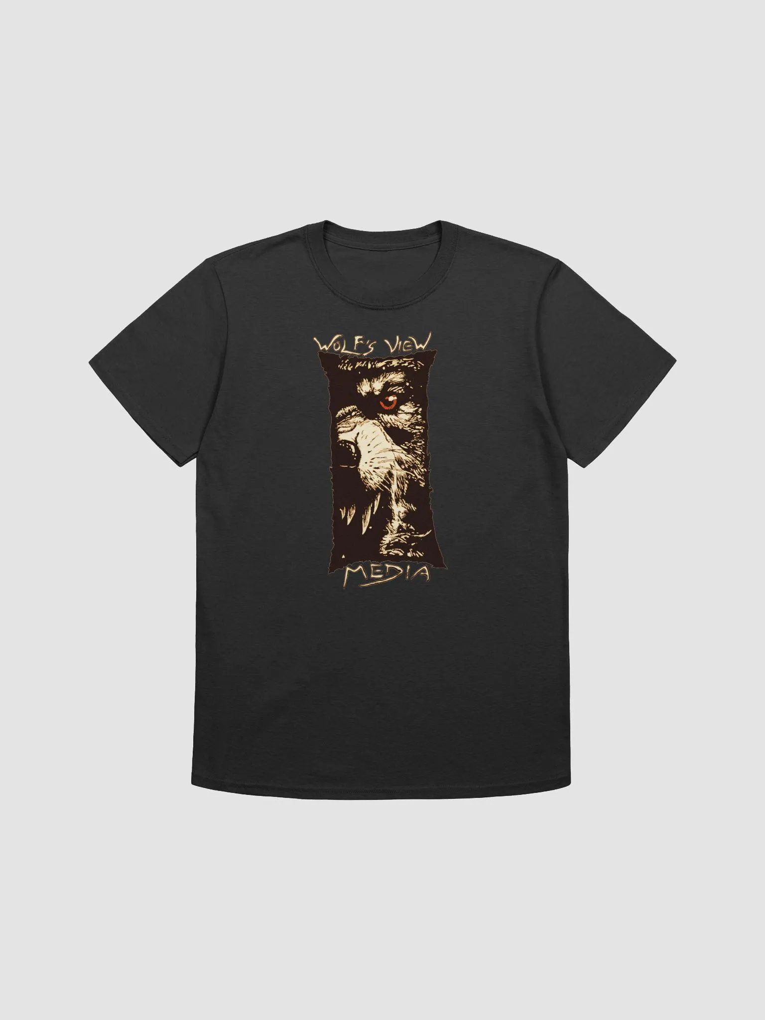 Snarling Wolf Logo- Unisex Cotton Tee product image (1)