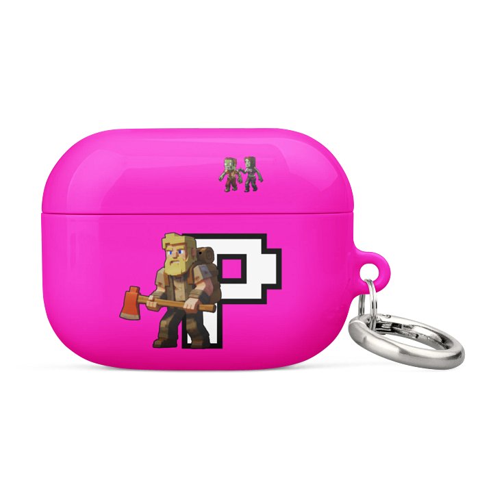 Patient PixelZ P Logo AirPods® Case (Hot Pink) product image (4)