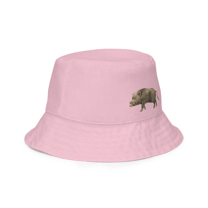 pink hog bucket hat product image (2)