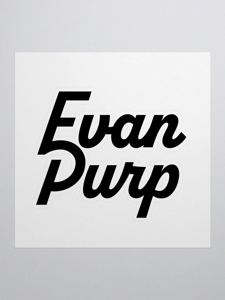 EvanPurp Logo Sticker (Stacked) product image (1)