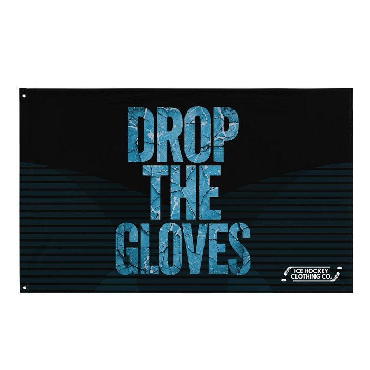 Ice Hockey Clothing Co. DROP THE GLOVES FLAG product image (1)