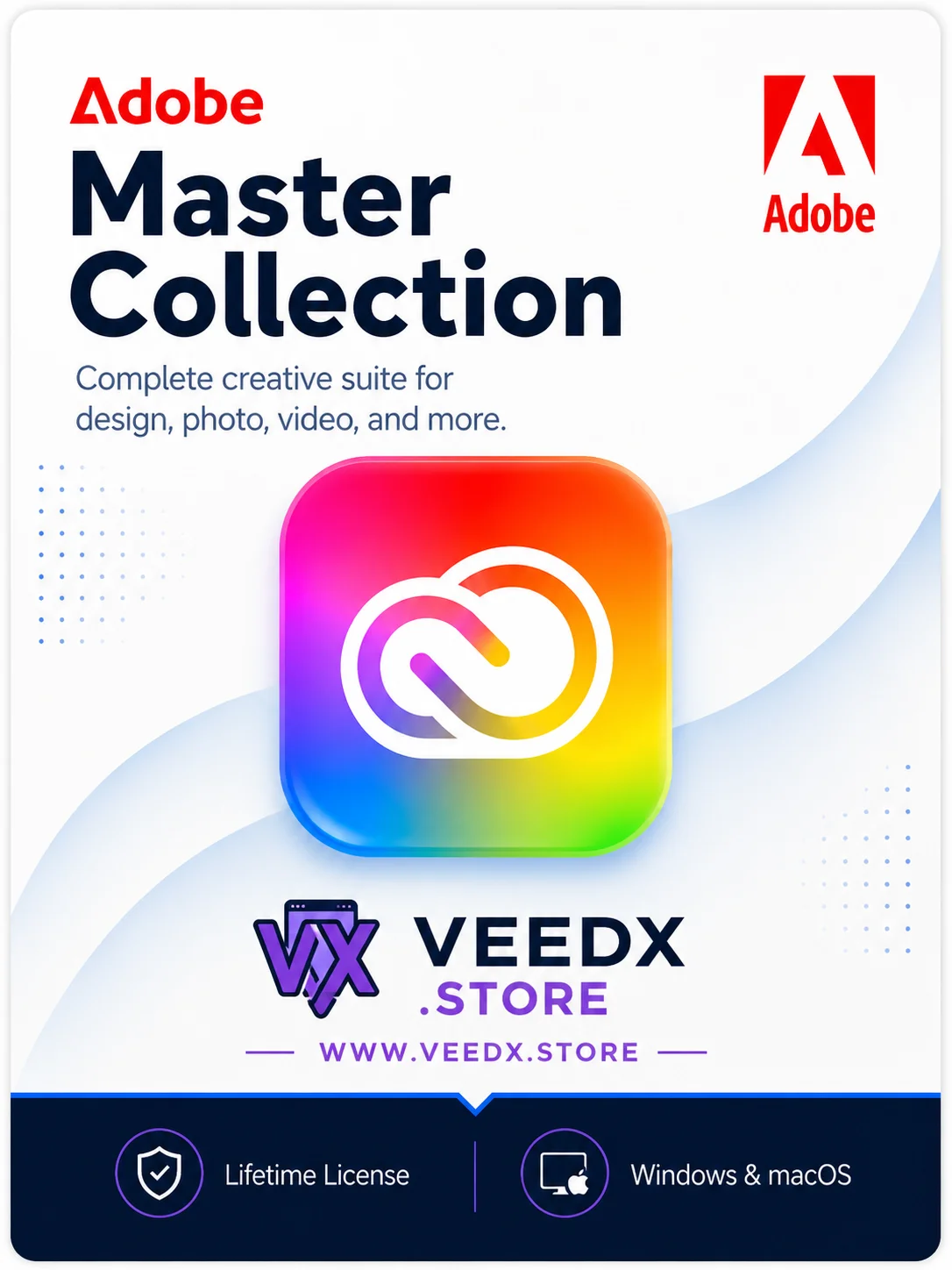 ADOBE MASTER COLLECTION | WINDOWS & MAC | LIFETIME LICENSE product image (1)