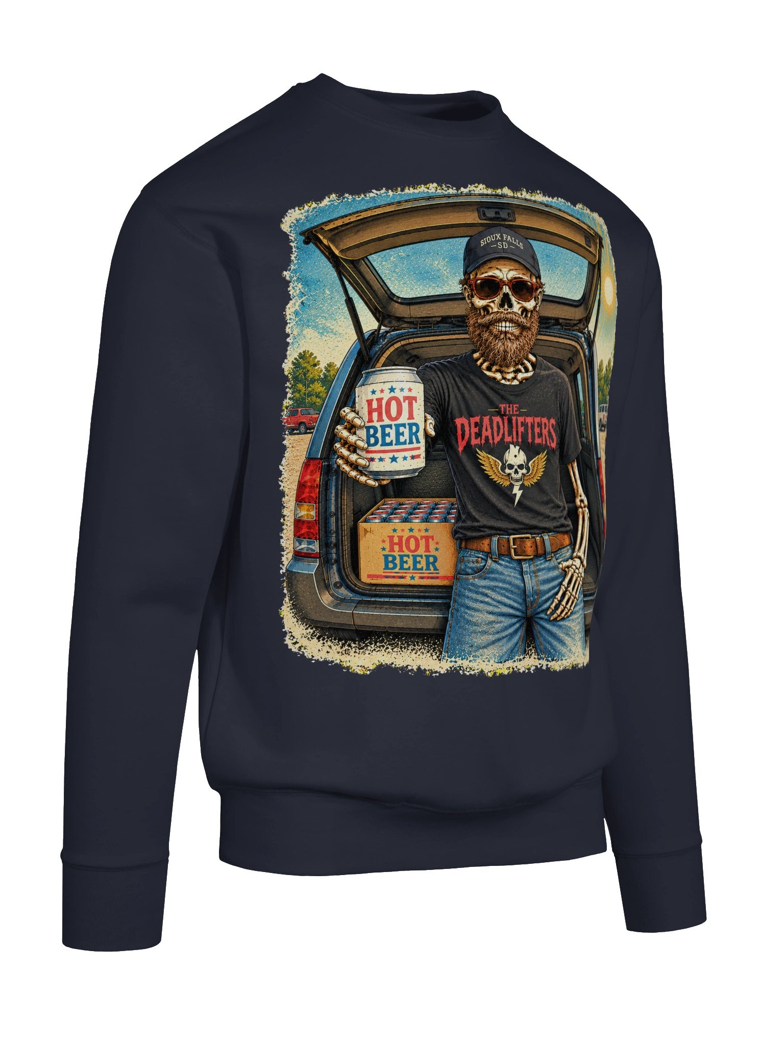 Hot Beer & Bad Decisions Sweatshirt product image (7)
