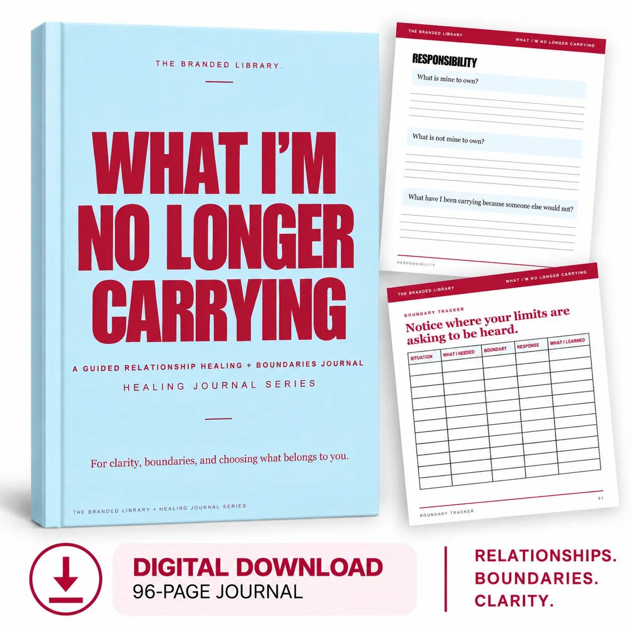 What I'm No Longer Carrying - Boundaries product image (1)