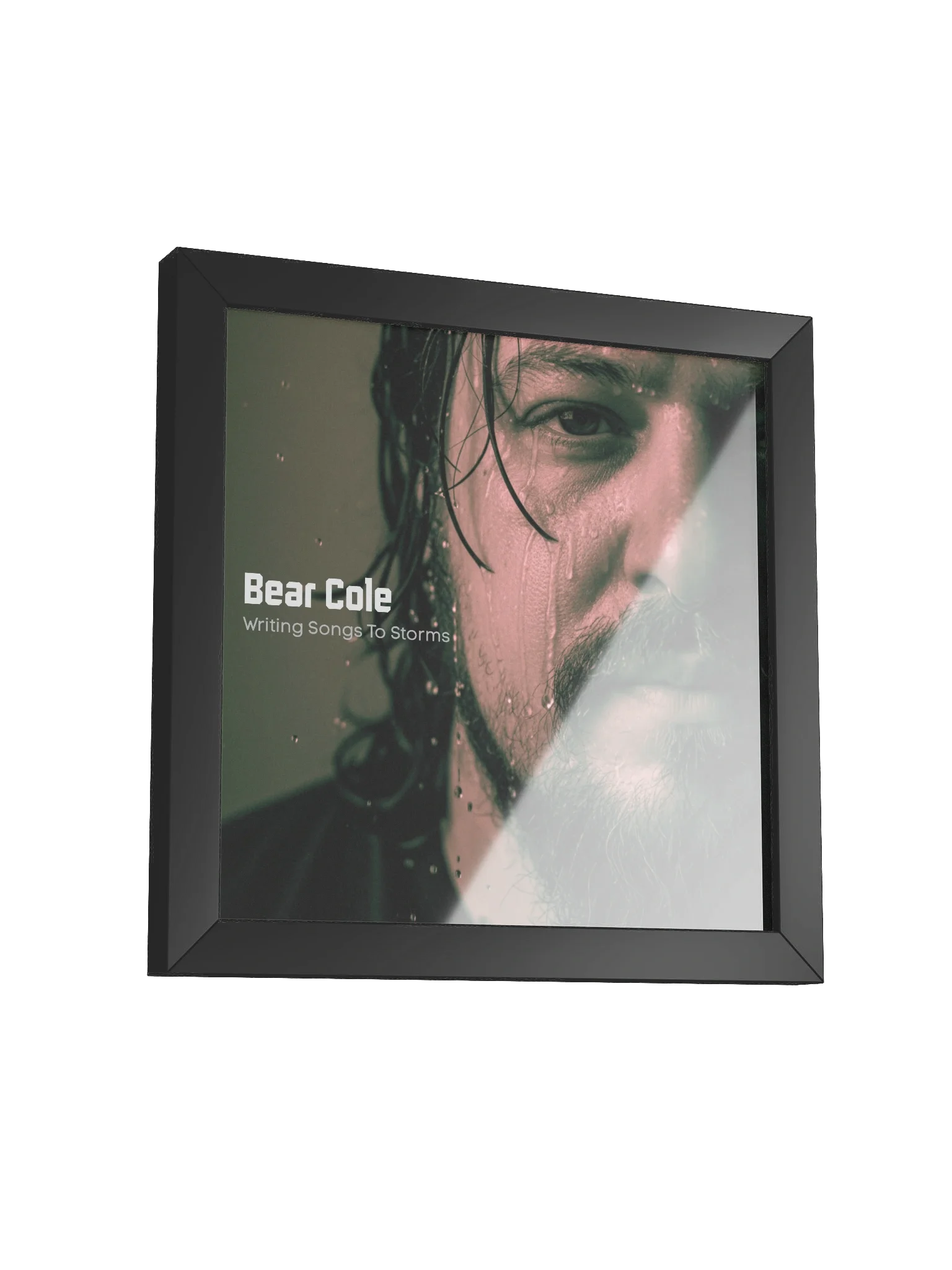 Bear Cole - Writing Songs to Storms (album cover) Framed Poster