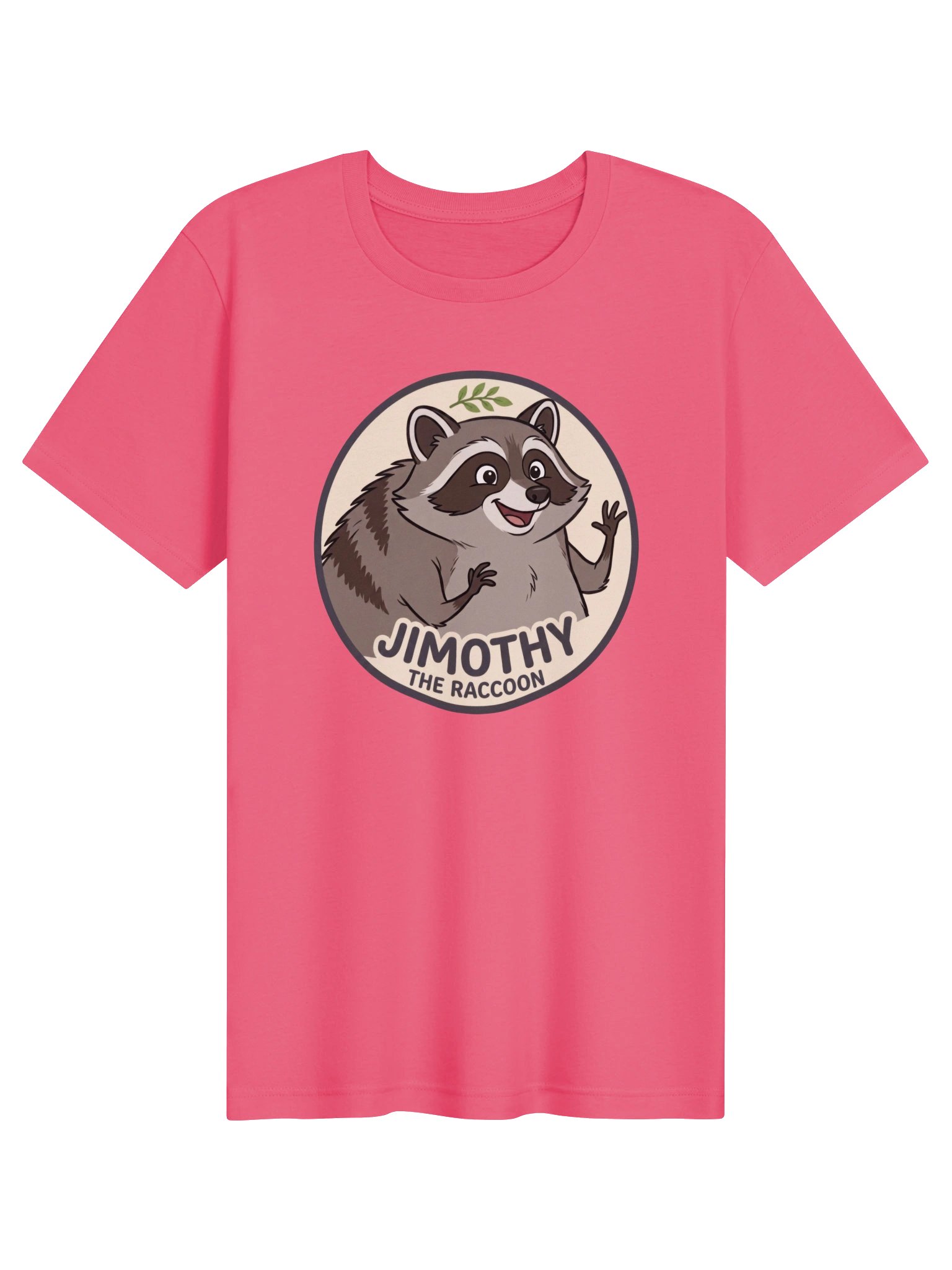 Jimothy the Raccoon Pink Tee product image (2)