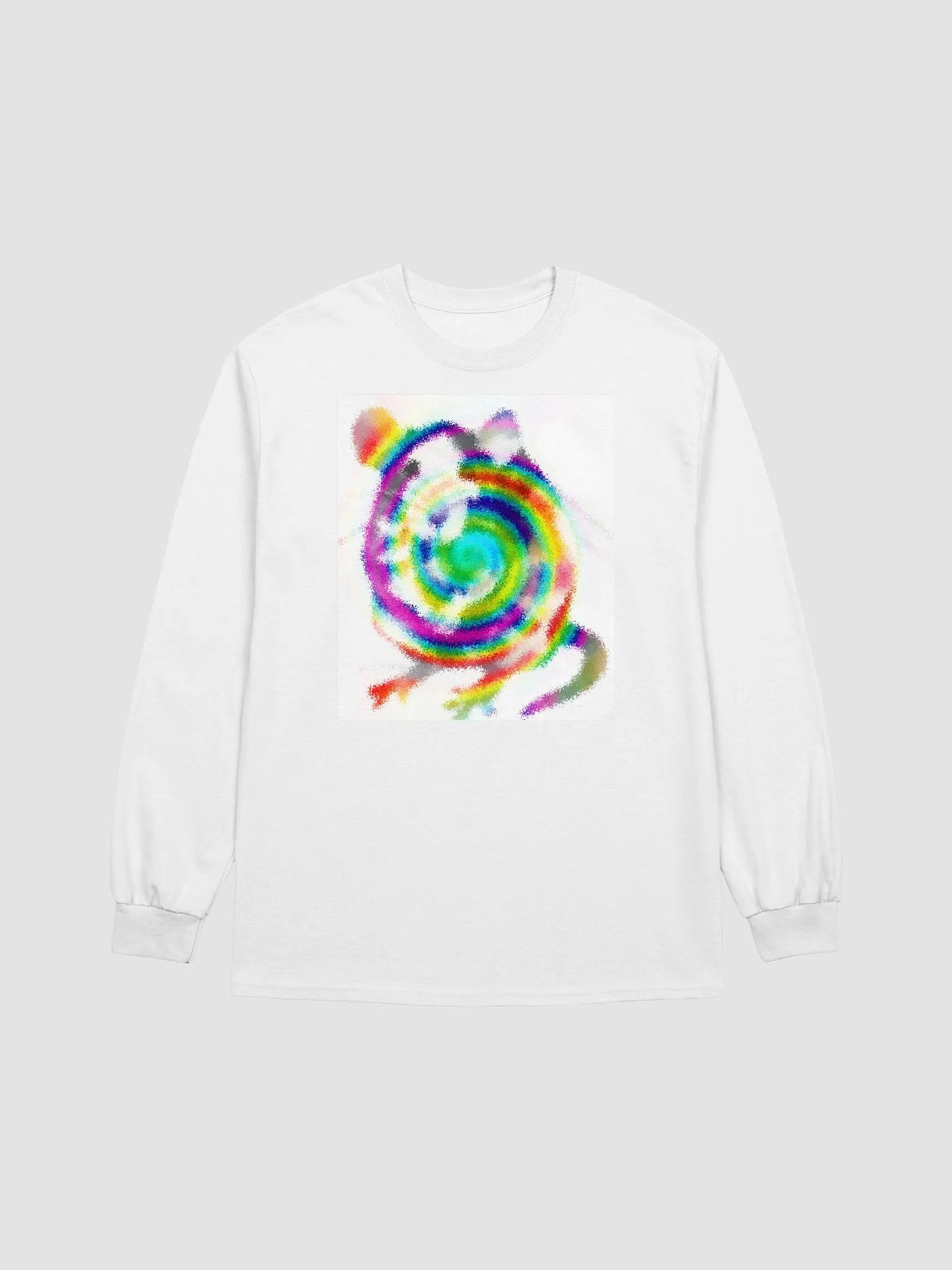 arty spray rat long sleeved t shirt product image (1)
