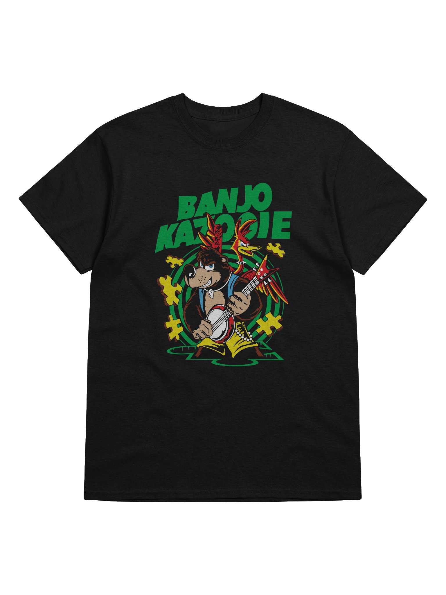 Banjo Kazooie Bear and Bird T-Shirt - Unisex T-Shirt – Premium Printed T-Shirt for Everyday Casual & Streetwear product image (5)