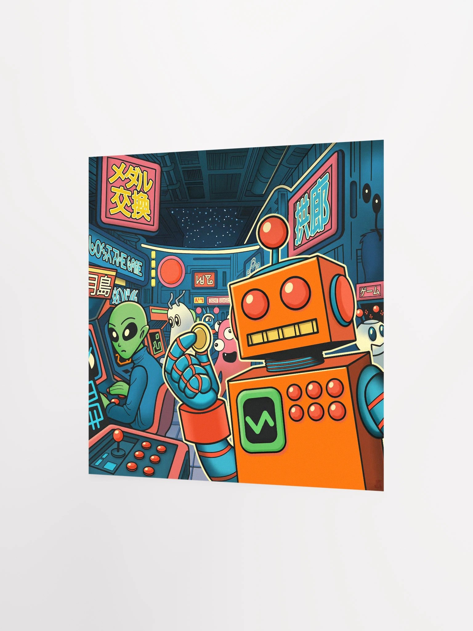 The Arcade at the End of the Universe - Textless - Matte Poster Print product image (10)