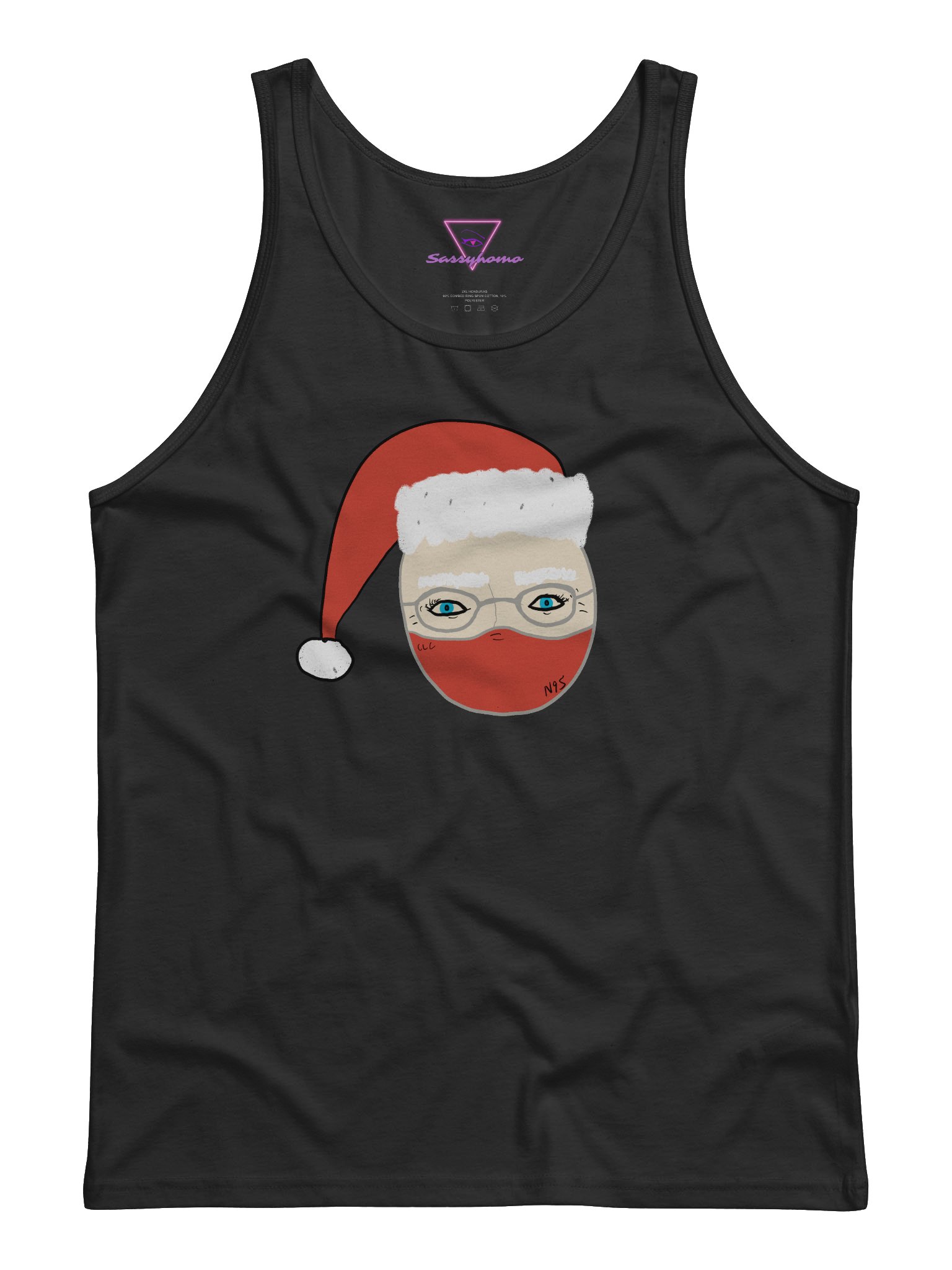 Santa Mask tank product image (1)