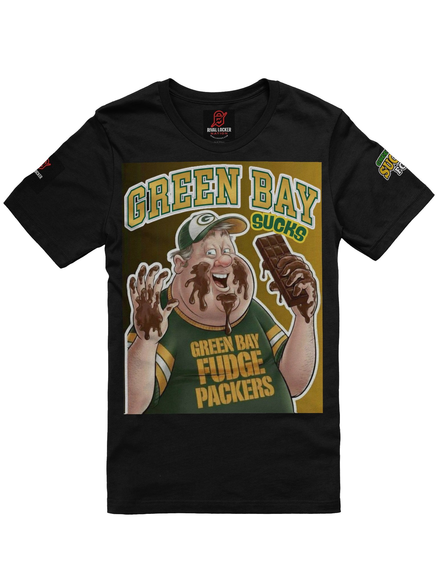 NEW Green Bay Sucks "Fudge Packers" Tee | Green Bay Packers | Football | Rival Locker product image (2)