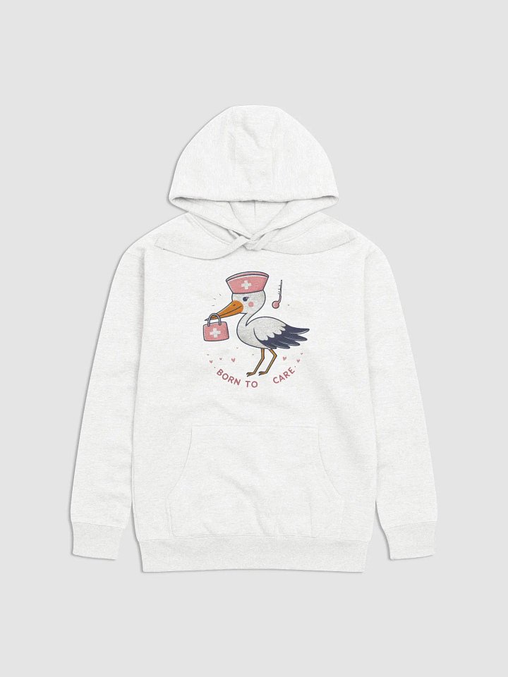 BORN TO CARE Nurse Stork Hoodie product image (11)