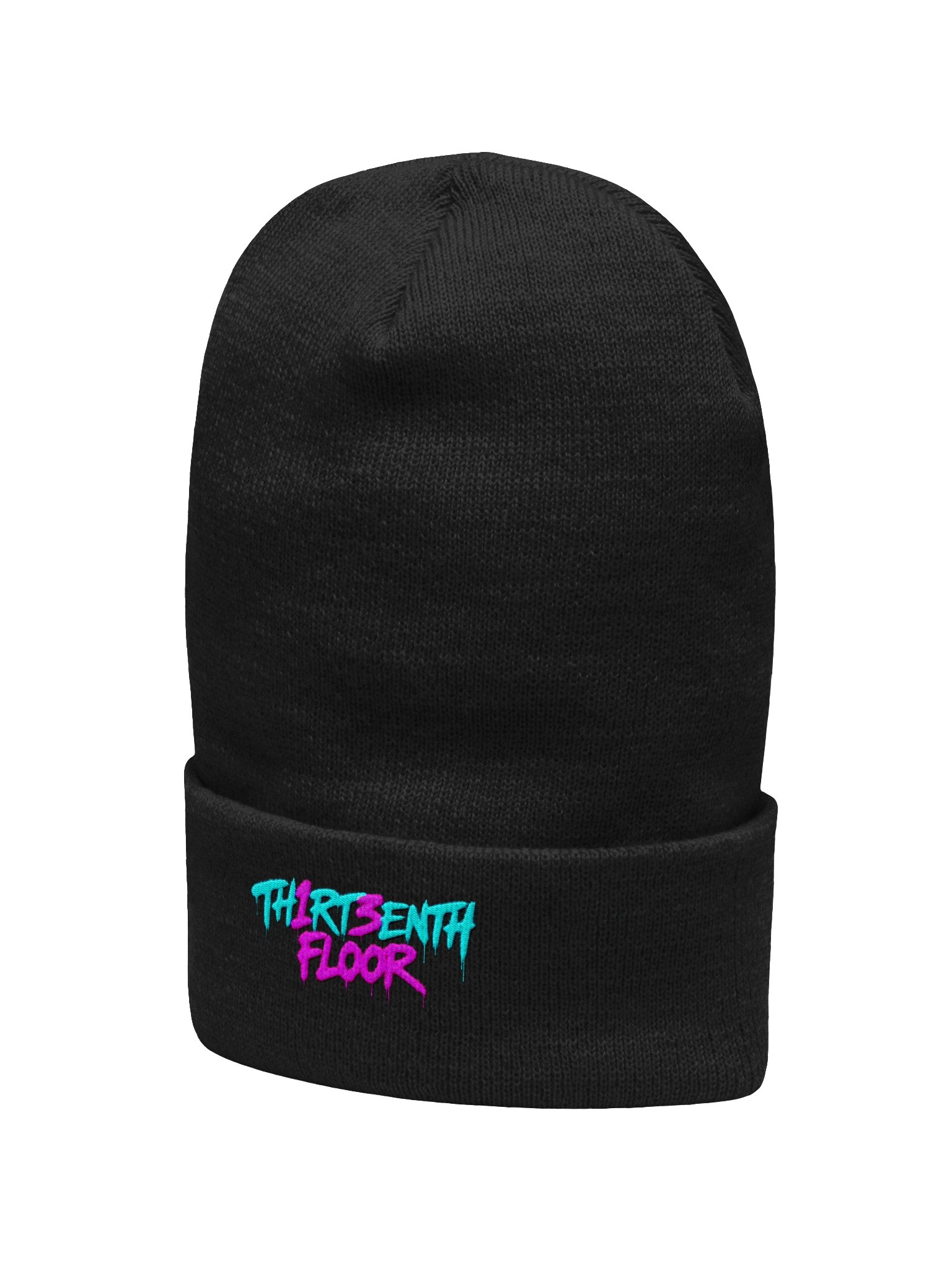 TH1RT3ENTH FLOOR Neon Graffiti Cuffed Beanie product image (2)