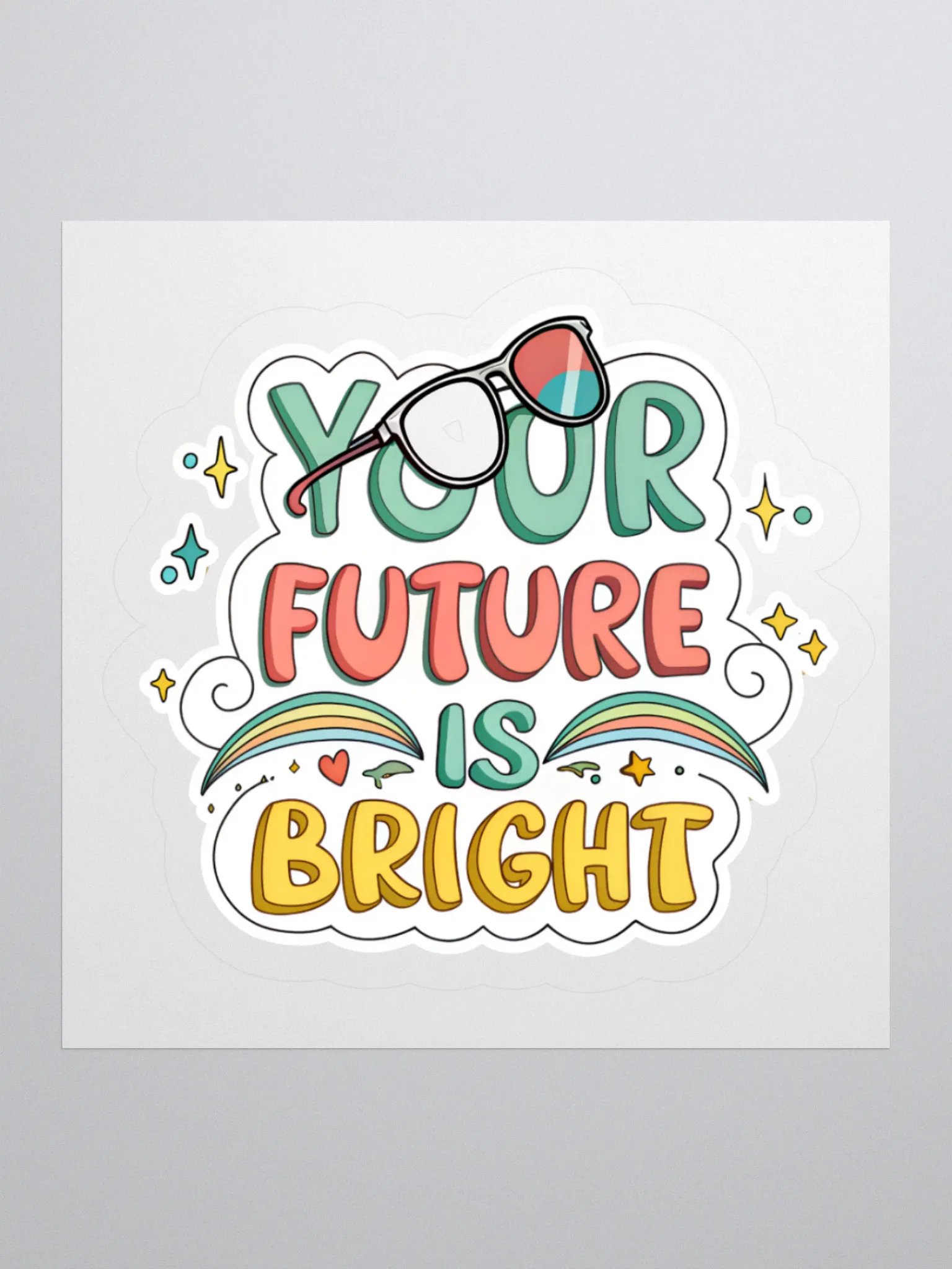 Bright Future Kiss Cut Stickers product image (3)