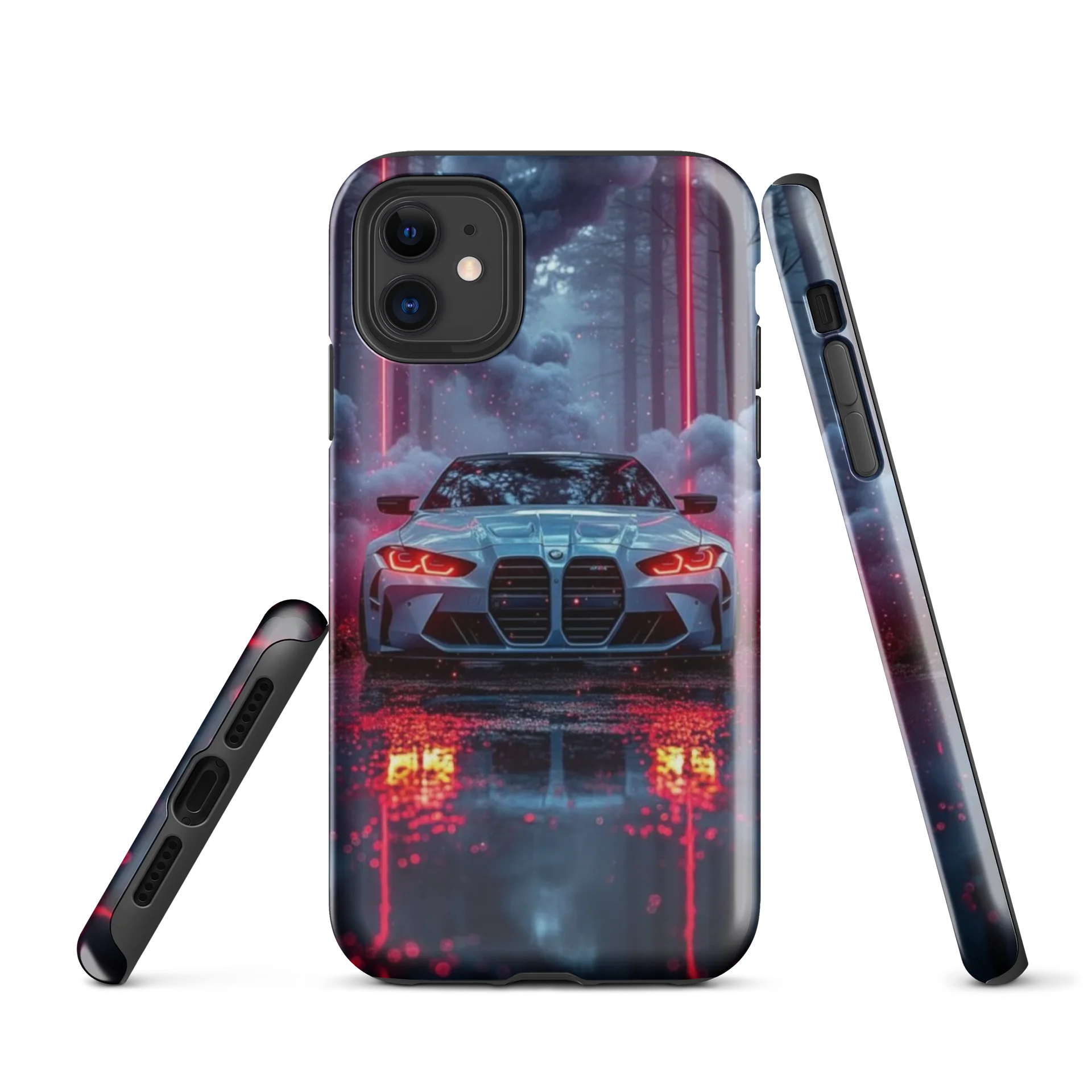 Neon Drift Tough iPhone Case product image (1)