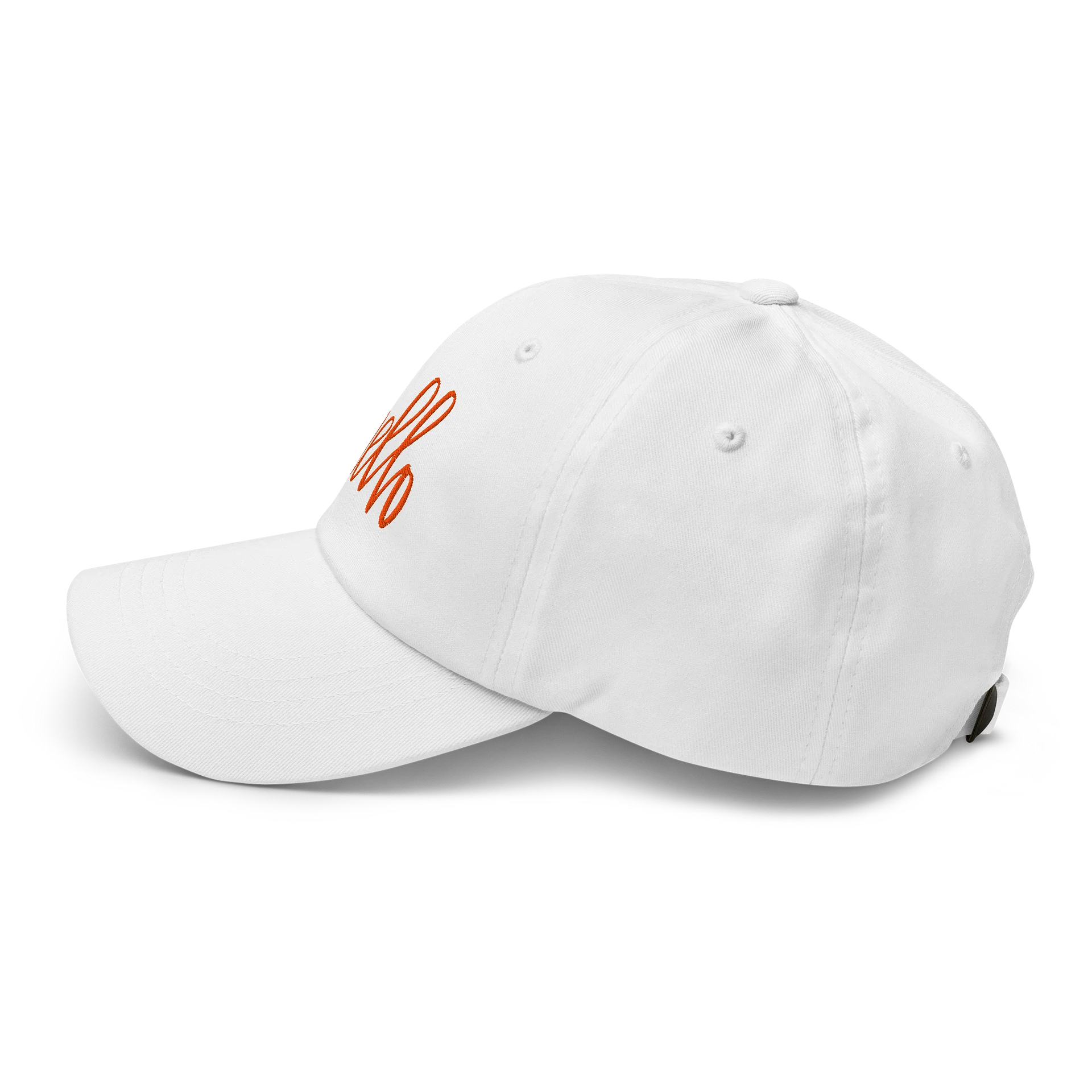 AK’s Hello! — Bright Orange on White - Hat product image (4)