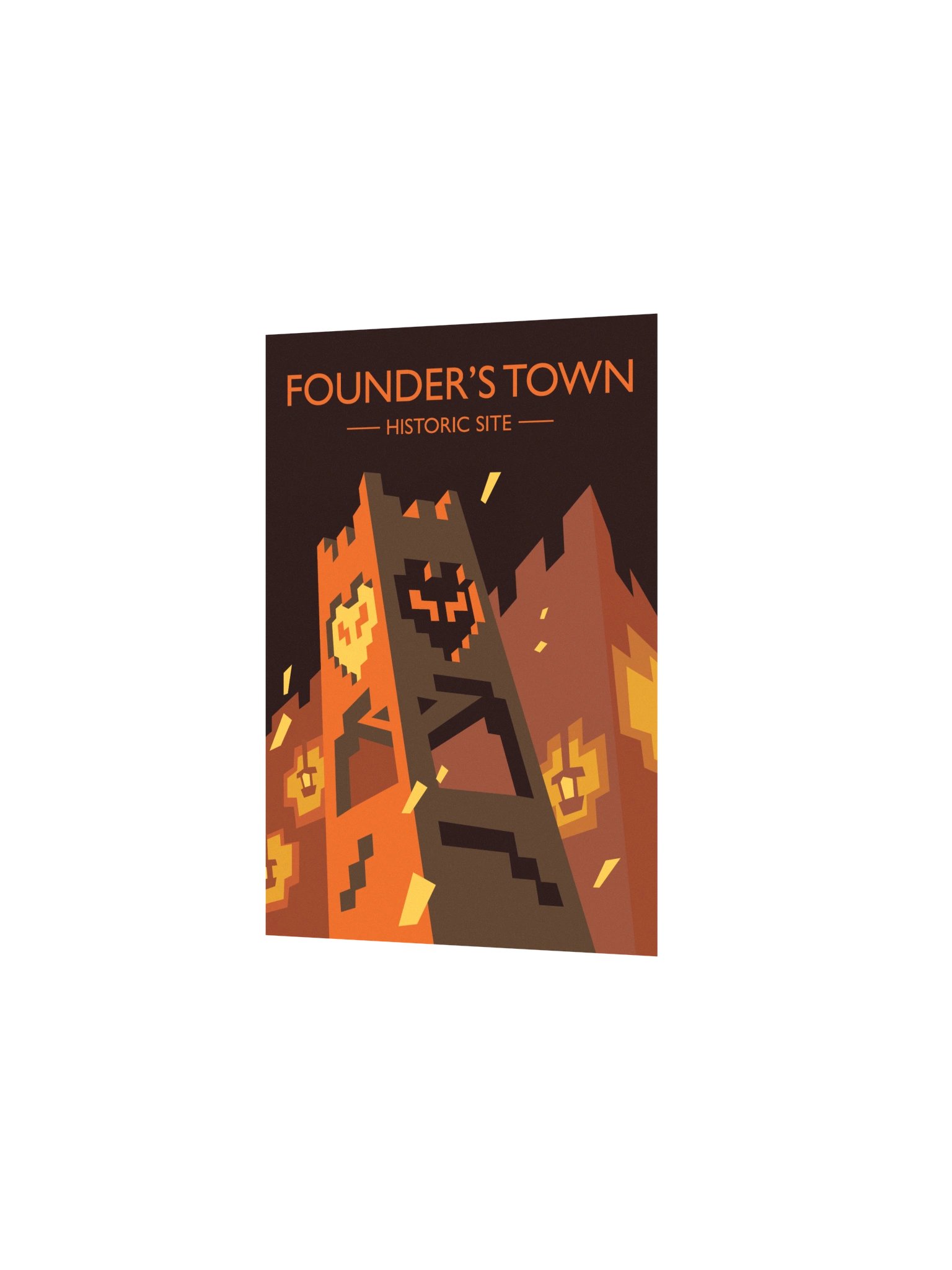UHCG Founder's Town Poster product image (2)