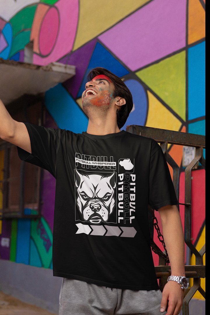 Pitbull Whisperer Dark Color Relaxed Fit T-shirt product image (1)