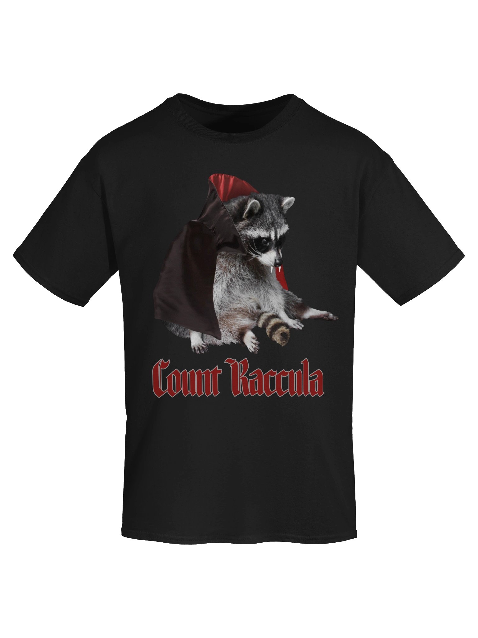 Count Raccula - Halloween vampire raccoon t-shirt product image (49)