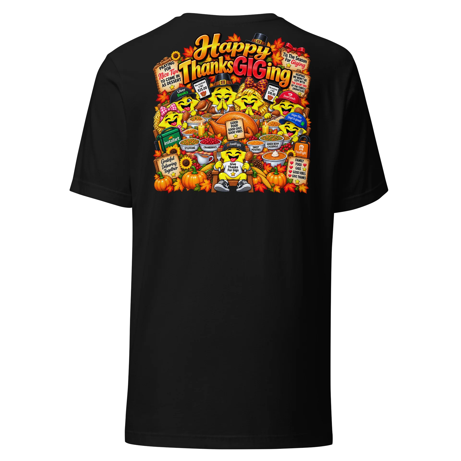 Happy ThanksGIGing – Gig Worker Thanksgiving Tee 🦃⭐ product image (5)