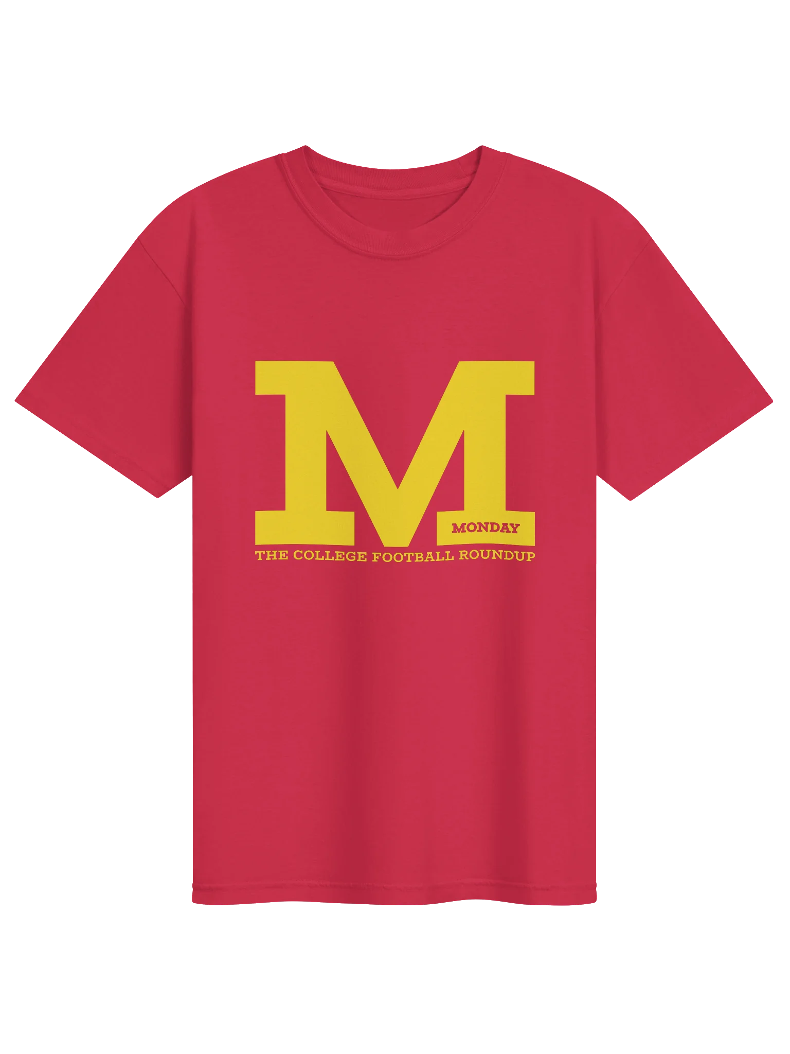 College Football Roundup Tee Shirt (Yellow) product image (1)