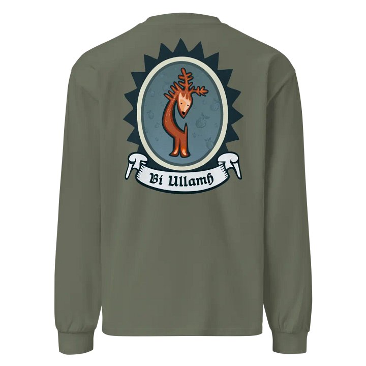Fianna Bí Ullamh AS Colour Premium Meáchan Trom Léine Sleeve Fada (Back Patch) product image (2)