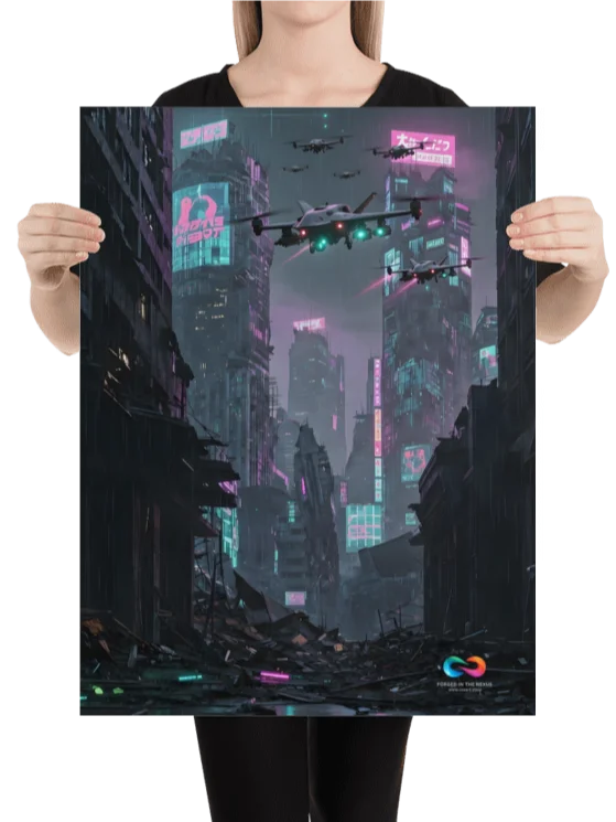 LIMITED EDITION - CINEMATIC ART POSTER – DYSTOPIAN FUTURE #010 product image (2)