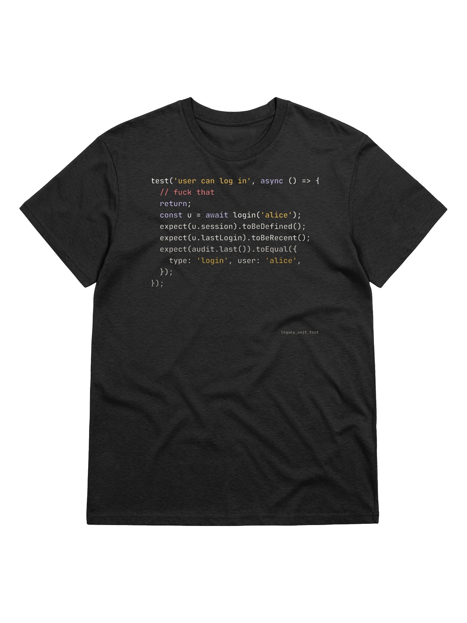 Skipped Test · JavaScript tee product image (26)