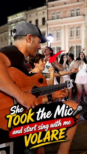 She Took the Mic… Then Everyone Sang VOLARE! Watch the full performance on my YouTube channel #imadfares #volare #latino #dan...