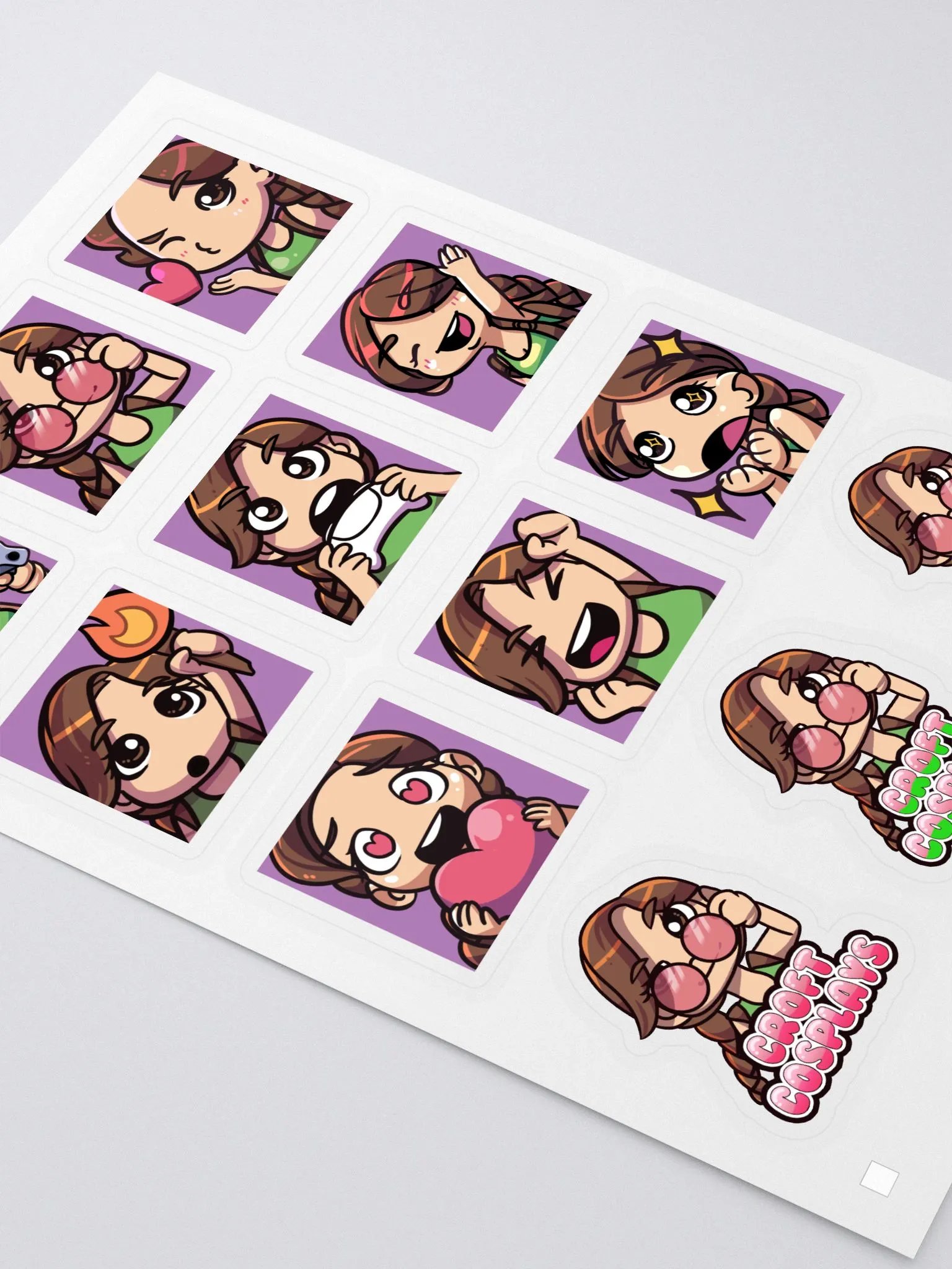 CroftCosplays Stickers product image (2)