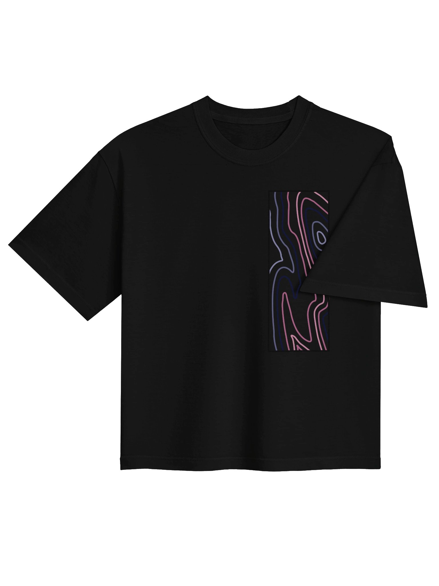 Omni topo map boxy tee Vertical product image (4)