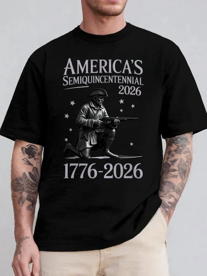 America's Semiquincentennial 2026 Tee | 250 Years USA Independence | Revolutionary War Patriot Shirt | 1776-2026 Commemorative T-Shirt product image (1)