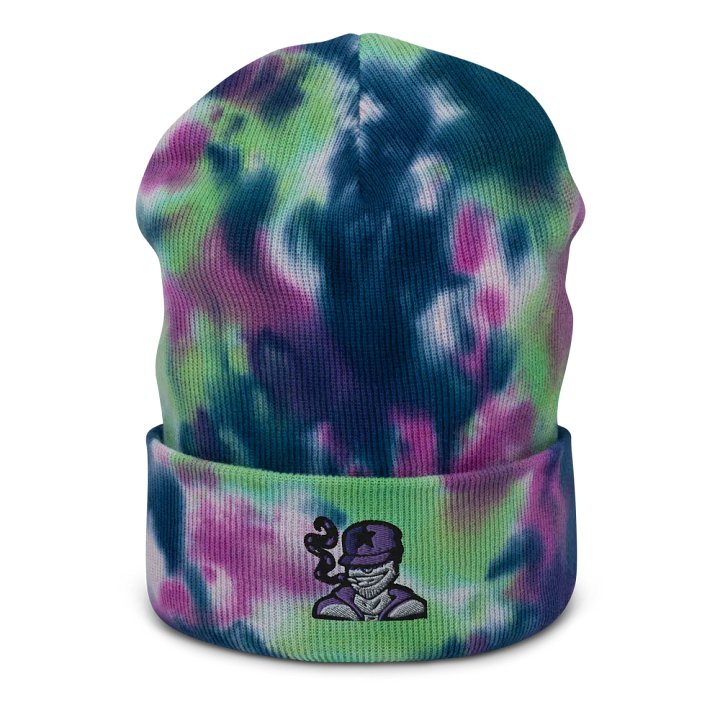 Dark Smoke Tie-dye Beenie product image (1)