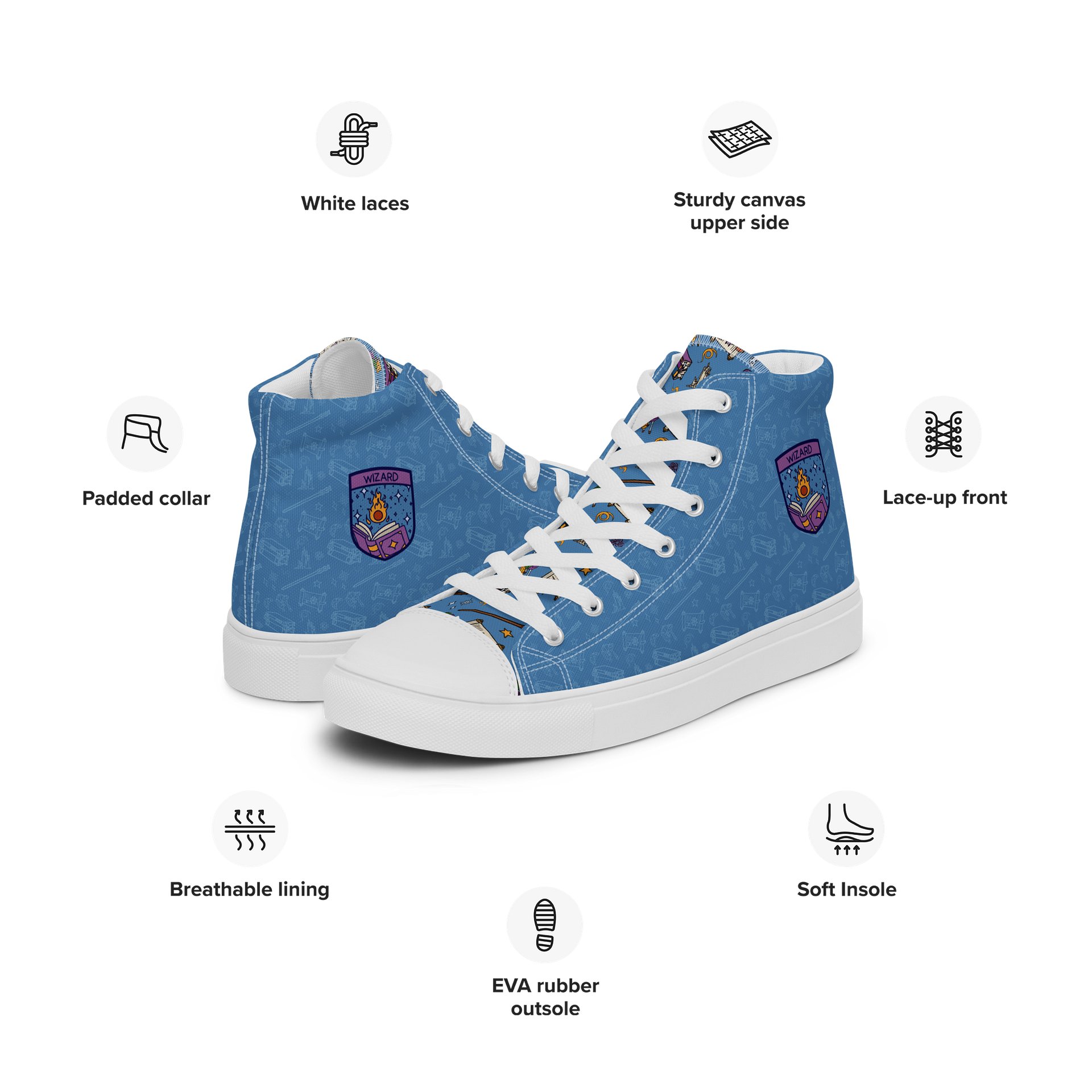 Mens Wizard High Tops product image (2)
