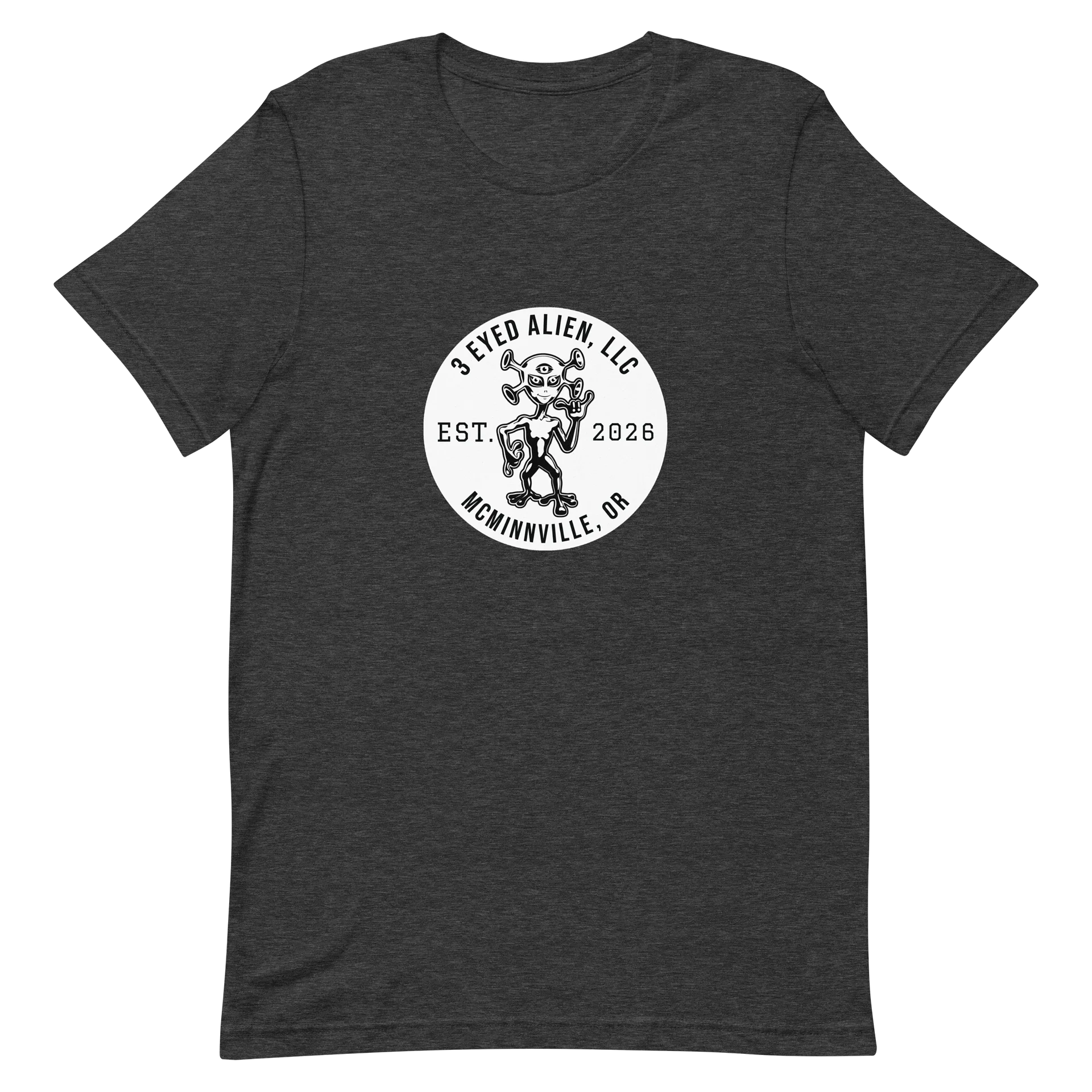 3 EYED ALIEN, LLC - Alien Shaka Logo Tee product image (2)