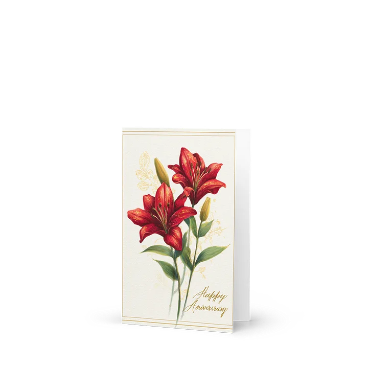 Lillies Anniversary Card product image (1)