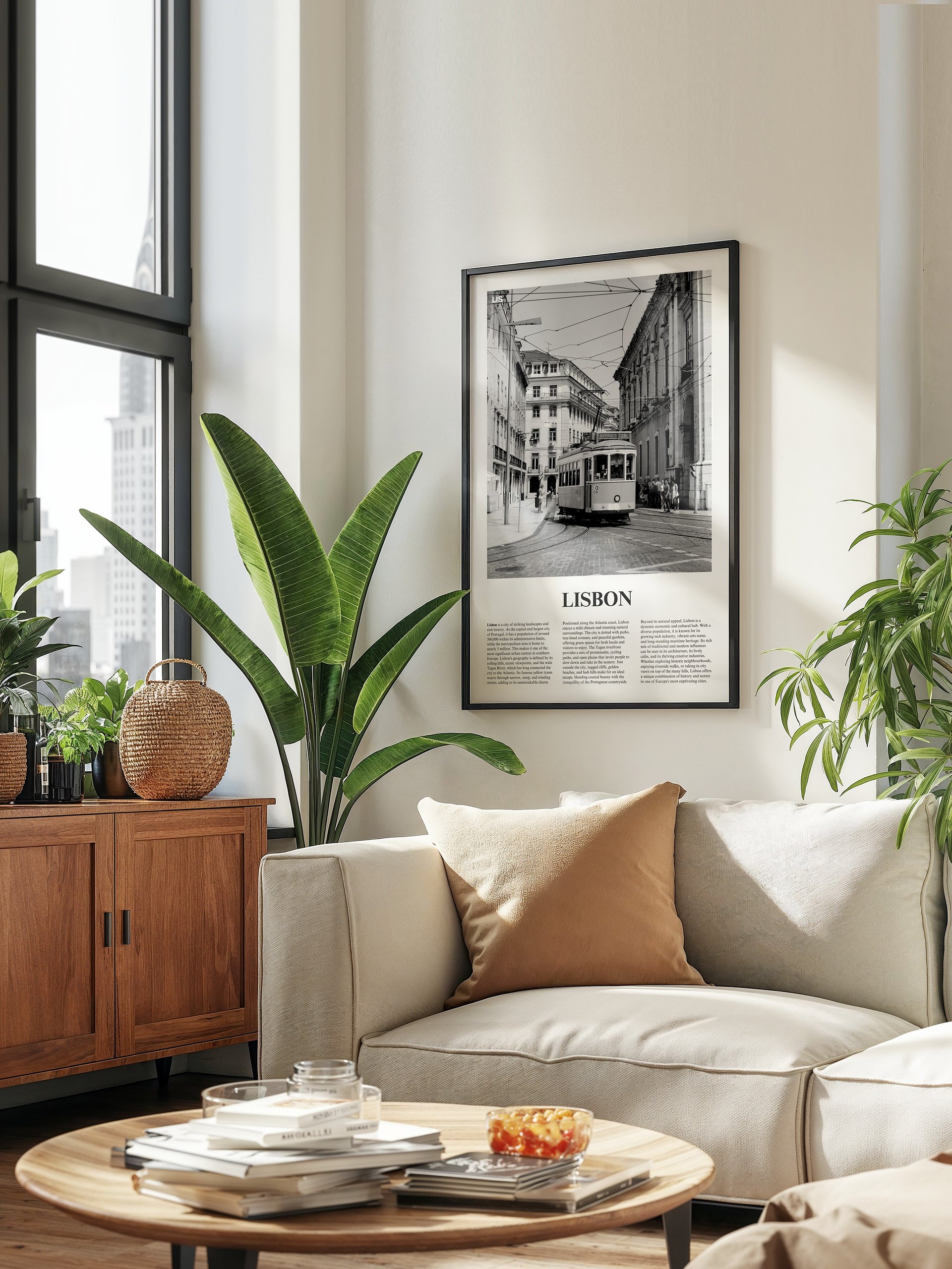 Lisbon 02 Newspaper Poster | Framed product image (13)
