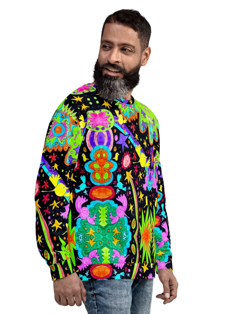 Abstract Cosmic Doodle Art Unisex Recycled Sweatshirt product image (6)