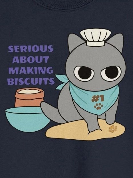 Biscuit Cat - Unisex Youth Heavyweight T-shirt product image (1)
