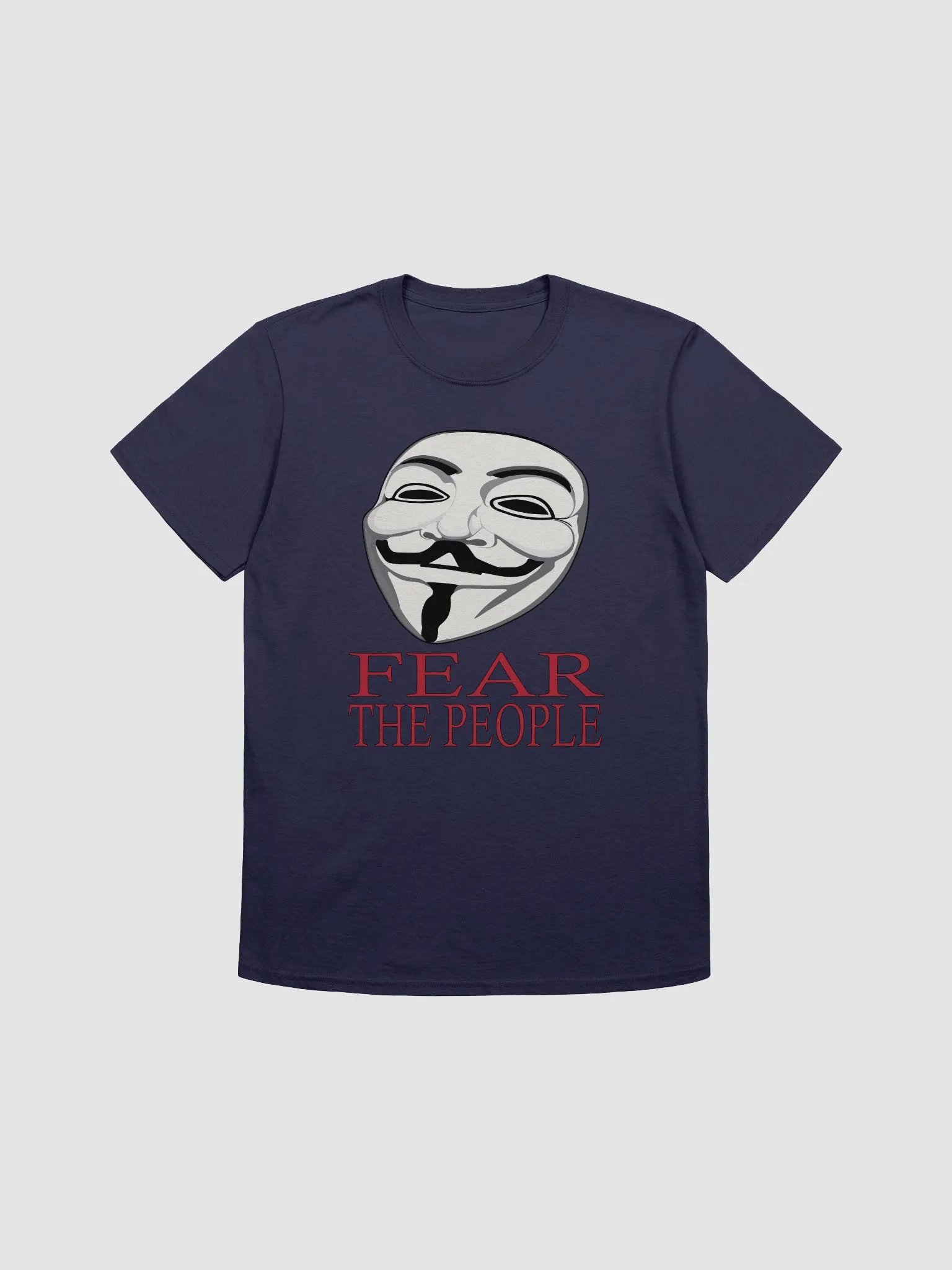 Fear The People - 02 - Red - Gildan Unisex Softstyle T-Shirt product image (2)