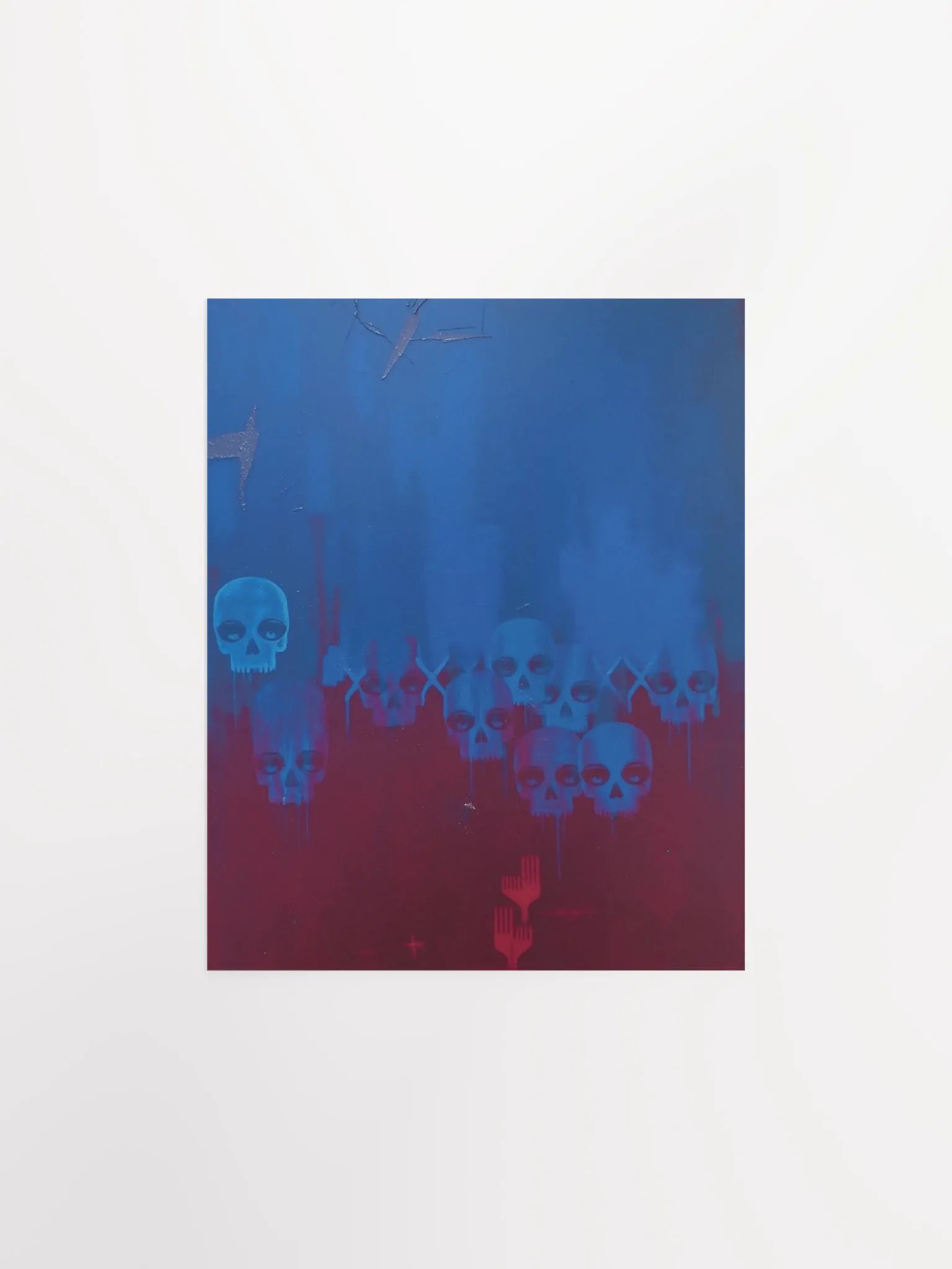 Abstract Skulls Matte Poster product image (5)