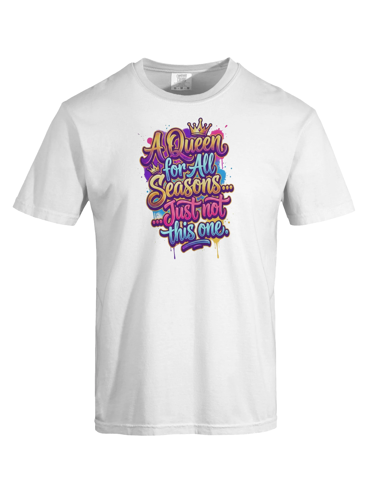 "Queen for All Seasons" Double-Sided Graffiti Heavyweight Tee product image (5)