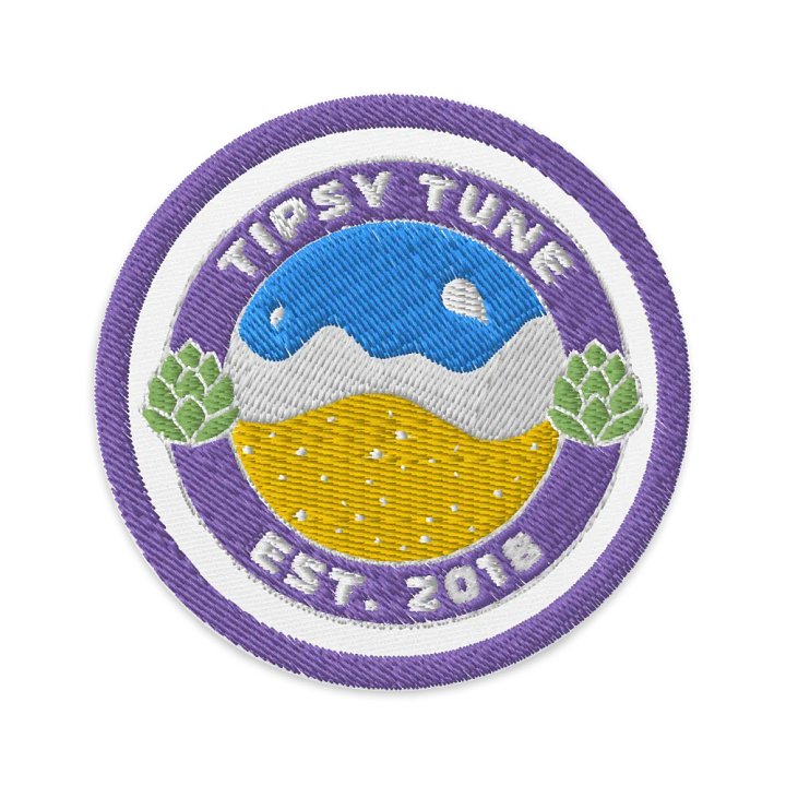 Tipsy Tune Logo Patch product image (1)